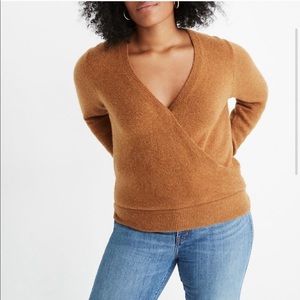 Madewell Wrap-Front Pullover Sweater